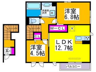 オルソ　B棟の物件間取画像